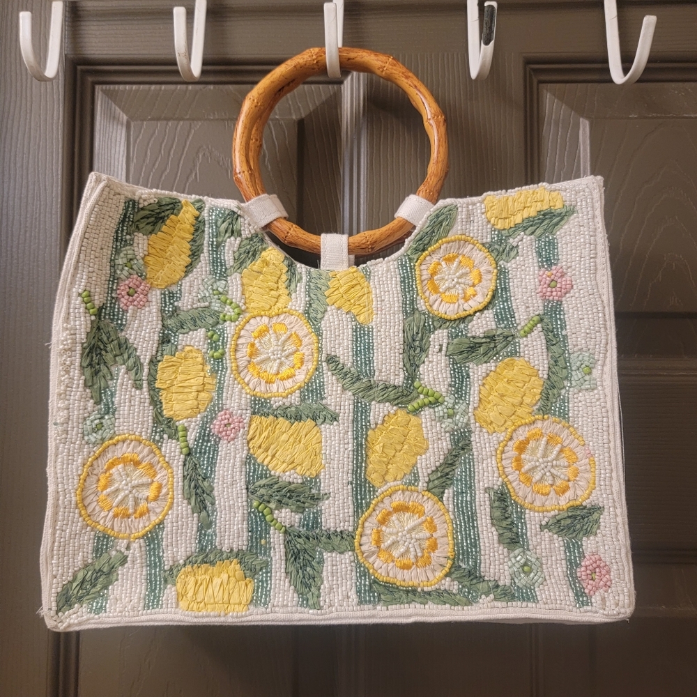 Haute Hippie  Embroidered Tote